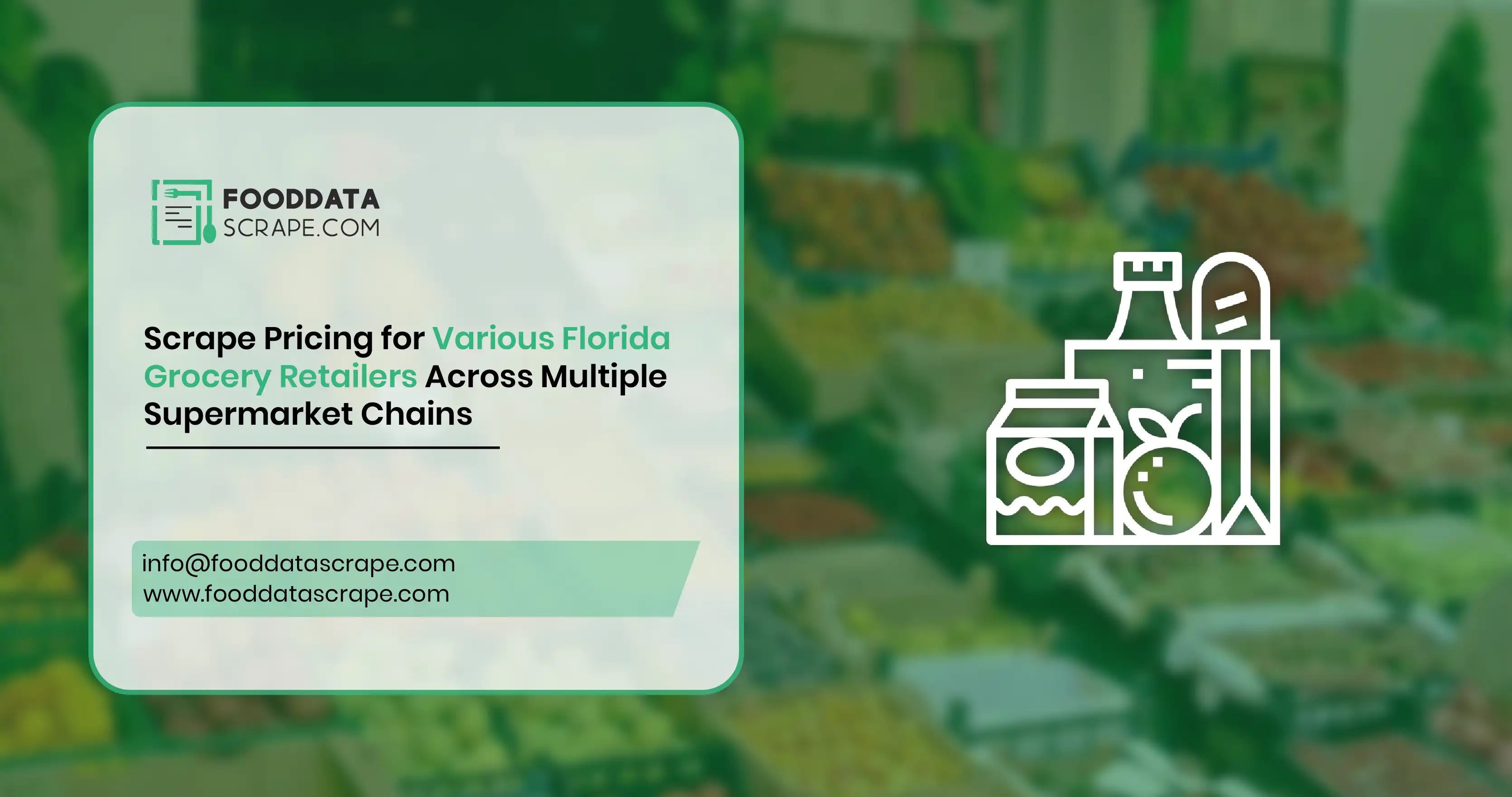 Scrape Pricing for Various Florida Grocery Retailers Across Multiple Supermarket Chains